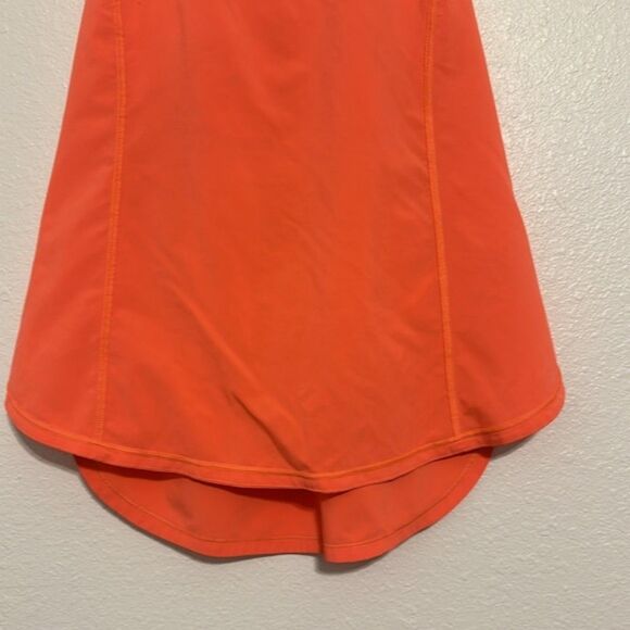 Lululemon In A Flash Singlet Tank Womens Medium Active Gym Racerback Orange - Picture 6 of 6